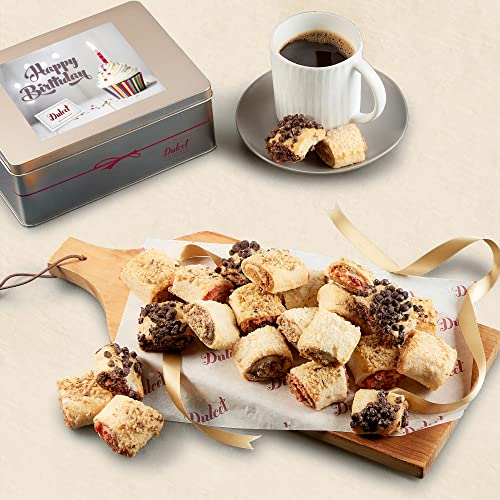 Birthday Basket For Women Gourmet Birthday Gift Baskets, Birthday Food Gifts, Rugelach Gift Baskets for Women, Men, Mom, Dad, Her, BFF, Co-worker, Teacher, By Dulcet Gift Baskets - style: Birthday