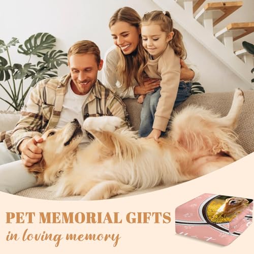 Pet Memorial Gifts Personalized Dog Blanket with Photo Name | Dog Memorial Gifts for Loss of Dogs, Customized Pet Memory Blanket, Sympathy Gifts for Loss of Dogs Cat, Remembrance Gifts