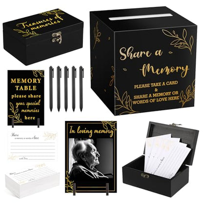 Gilprop 113 Pcs Celebration of Life Share a Memory Cards Set, Elegant - style: Elegant