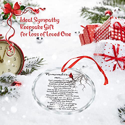 1 Pcs Memorial Christmas Ornaments Sympathy Gifts, Cardinal Style