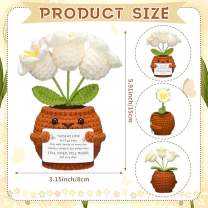 Sympathy Gift Loss of Loved One,White Lily of the Valley,Those We Love - color: White Lily of the Valley, style: Those We Love