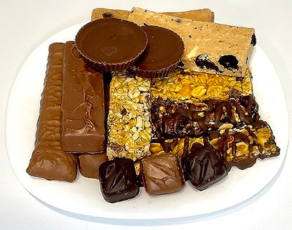 Gourmet Chocolate Gift Basket, Customizable for Business Client Thank You Sympathy Birthday Gifts (38 Piece)