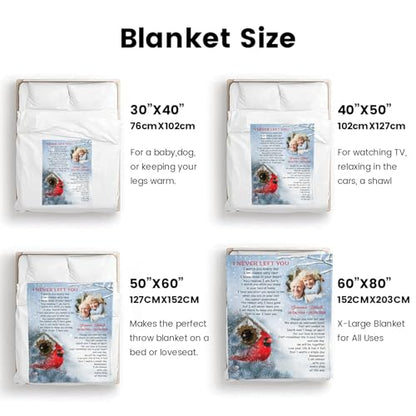 Personalized Memorial Blankets with Photos, in Memory of Loved One Gifts, Sympathy Bereavement Cardinal Blanket for Loss of Mom Dad Grandma Husband Son Daughter - color: New Arrivals-3