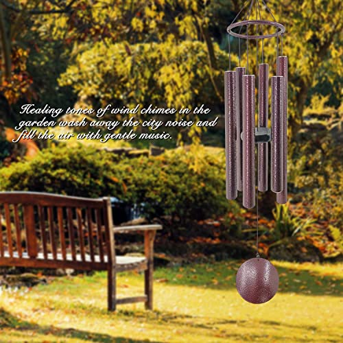 ASTARIN Sympathy Memorial Wind Chimes - size: 36” Brown