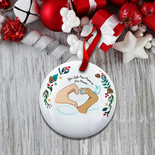 Personalized Loss Dog Cat Memorial Christmas Ornament, Pet Remembrance Ornaments - color: Pet