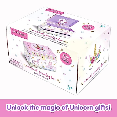 Jewelkeeper Girl's Musical Jewelry Box with Pullout Drawer - Woodland Owls Design Jewelry Storage Organizer for Kids - Twinkle Twinkle Little Star Tune - Jewelry Box for Girls