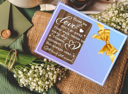 Memorial Picture Frame, In Loving Memory Wood Photo Frame, Sympathy Gifts Bereavement Gifts for Loss of Mom Dad Grandparents, Those We Love Don't Go Away Frame, Funeral Remembrance Gifts -d09 - style: Dad