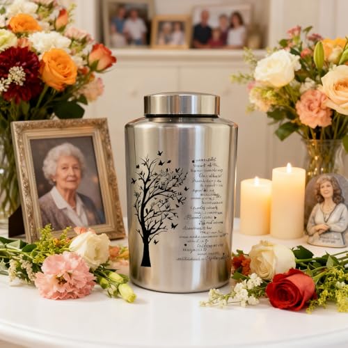 Large Cremation Urns for Human Ashes, for Adult Female & Male