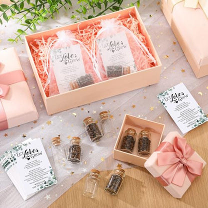 Jingmore 50 Sets Wedding Favors for Guests Let Love Grow Gift, Leaves - style: Leaves