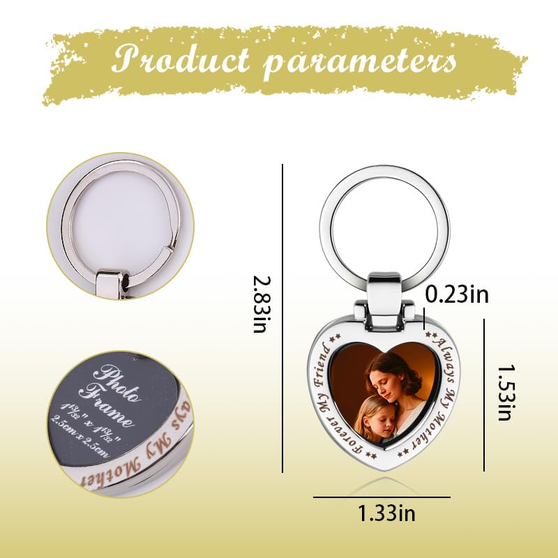 Unique Engraved Photo Frame for Women Men - color: Silver3