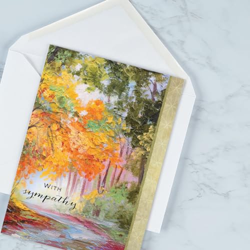 Current Expressions Sympathy Cards with Envelopes- Set of 20 Bulk Assortment II (10 Designs), Large 5" x 7" Condolences Cards, Sentiments Inside, White Envelopes - style: Expressions