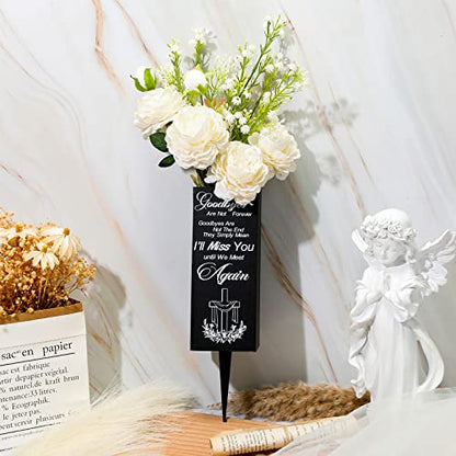 Geosar Cemetery Vases for Grave, I'll Miss You - style: I'll Miss You