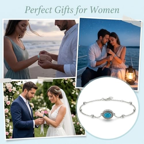 Turquoise Urn Bracelet For Ashes For Women Cremation Bracelets Cremation Jewelry For Ashes