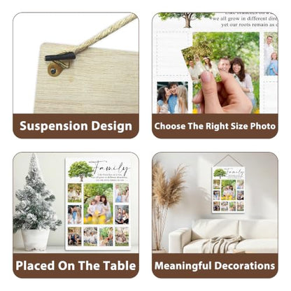 Family Tree Photo Board, Collage Photo Hanging Display Picture Board - color: Family Tree