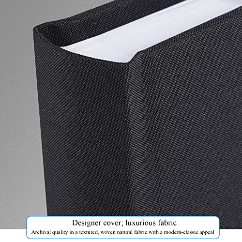1DOT2 Small Photo Album 4x6, Hold 60 Photos with Memo, Black - color: Black, size: 4x6