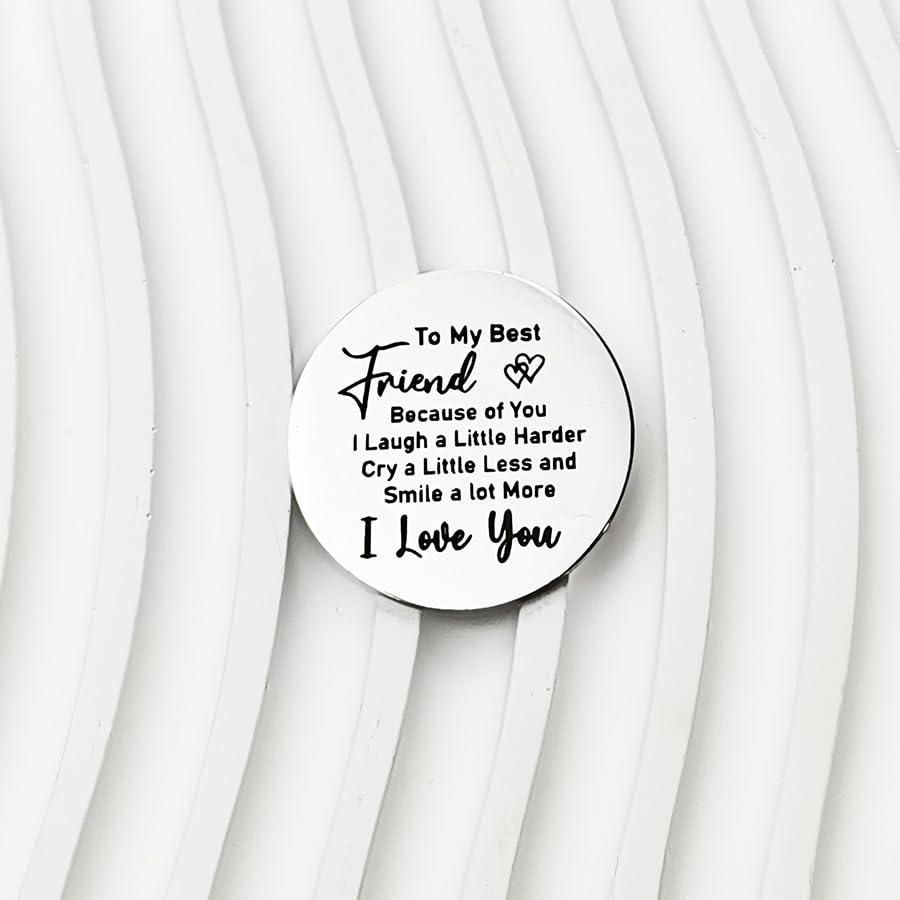 RFTWXHPN Long Distance Relationship Friendship Gifts for Women Men Pocket Hug Tokens Christmas Gift for Boyfriend Girlfriend - color: To My Best Friend