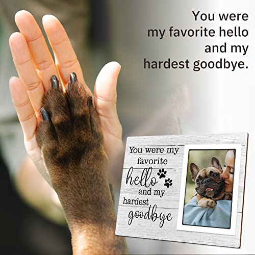SteadStyle Dog Memorial Gifts for Loss of Dog, Pet Memorial Frame Fits 4X6 | Loss of Dogs Sympathy Gift, Pet Loss Memorial Remembrance Bereavement Gifts, In Memory of Dogs Sympathy Picture Frames - size: 4X6