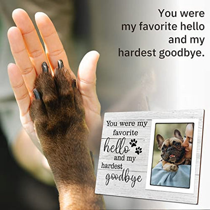 SteadStyle Dog Memorial Gifts for Loss of Dog, Pet Memorial Frame Fits 4X6 | Loss of Dogs Sympathy Gift, Pet Loss Memorial Remembrance Bereavement Gifts, In Memory of Dogs Sympathy Picture Frames - size: 4X6