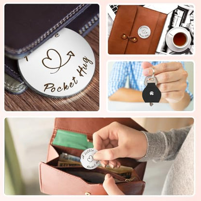 Pocket Hug Token Valentines Day Gifts For Him Graduation Gifts Back To School Gifts 2026 Eatser Basket Stuffer Keepsake - color: Take Pride in How Far You've Come.