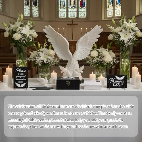 Gilprop 112 Pcs Share a Memory Cards for Celebration of Life, Angel - style: Angel