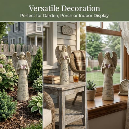 Ivy Home Standing Angel with Butterfly Garden Statuary