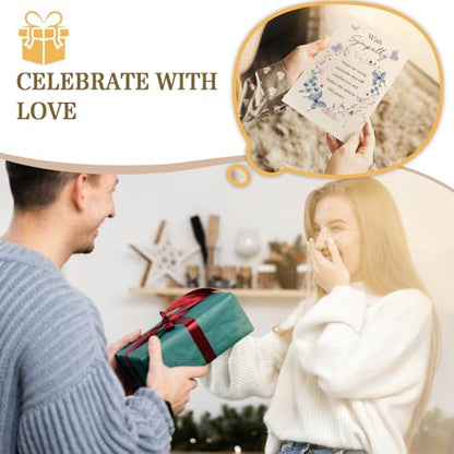 Qiliji Sympathy Card for Him Her, Condolence Cards, Bereavement Cards, Sympathy Cards for Loss of Loved One, Mom, Dad, Husband, Wife, Child, Sister, Brother, Beloved Pet Dog or Cat - color: Sympathy