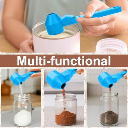 Palksky Coffee Scoop & Funnel for Reusable K Cup Refillable Coffee Pods,2 Tablespoon Coffee Measuring coffee Scooper,1PCS (Sky Blue) - color: Sky Blue