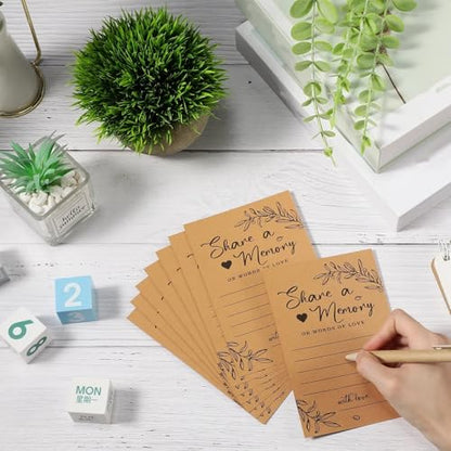 Pajean 50 Share a Memory Cards and Box, Kraft Color, Trendy - color: Kraft Color, style: Trendy