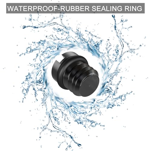 Abooxiu Screw with Screwdrivers for Urn Necklace Cremation Jewelry Ashes Keepsake Stainless Steel Replacement Black