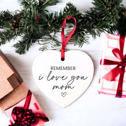 for Mom from Daughter - Remember I Love You - Christmas Birthday Valentines Gifts for Mom Women Her - Thinking of Miss You - Mother of The Bride Groom from Daughter - Just Because - color: Remember