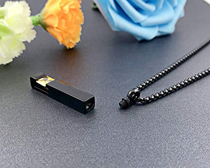 YOUFENG Urn Necklaces for Ashes Birthstone Cube Urns for Human Ashes Memorial Cremation Urn Locket Keepsake Ashes Jewelry - style: November