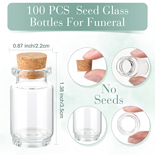 Tanlade 100 Set Funeral Favor Memorial Seed Packet for Guest, Leaf - style: Leaf