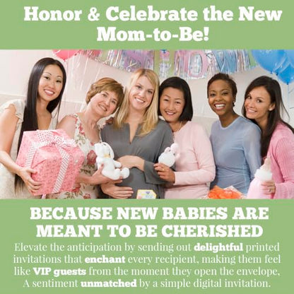 Baby Shower Invites Gender Neutral – Watercolor Woodland Baby Shower Invitation Bundle with Diaper Raffle Tickets, Book Request Cards & Envelopes. Set of 20 5X7 Woodland Creatures Invitation Kit Sets for Boy or Girl - style: Woodland Creatures