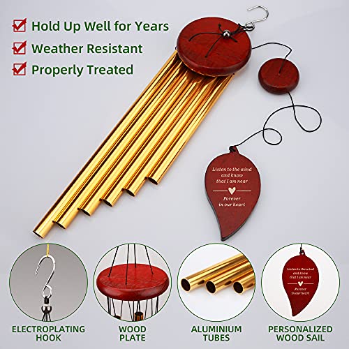 Memorial Wind Chimes for Loss of Loved One Sympathy Wind Chimes in Memory of Loved One Memorial Gifts Sympathy Gift Loss of Mother Father Condolence Remembrance Gift