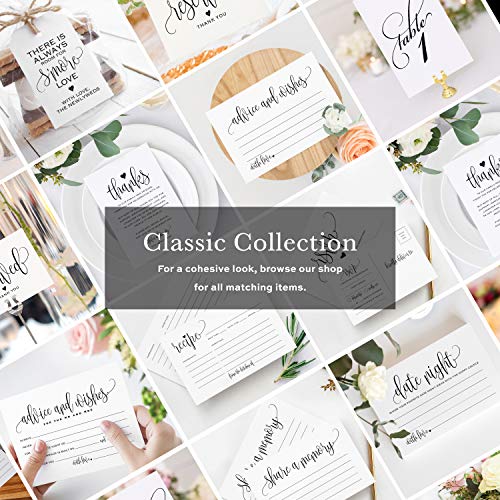 Bliss Collections Share a Memory Cards Heart Script, Cards for Weddings - style: Heart Script
