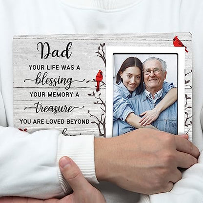SteadStyle Memorial Gifts for Loss of Dad, Memorial Picture Frames 10x8 In - style: Dad