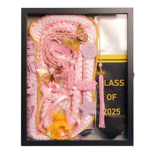 16x20 Nature Wood Black Shadow Box Frame, 1.57" Deep Glass Door with Lock | Solid Hardwood, Front Glass Door & Lock, Linen Back, Hidden Mounts, Perfect for Wedding Flowers, Pictures & Memory Box - color: Black, size: 16*20