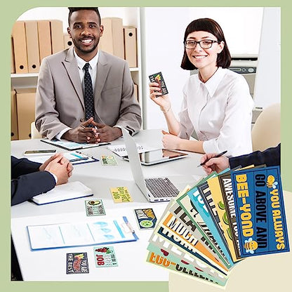Yeaqee Employee Appreciation Cards Kudos Notes Motivational Cards, Funny - style: Funny
