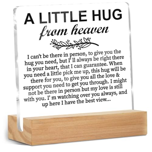 Memorial Gifts Acrylic Sign, Sympathy Gifts for Loss of Loved One - color: Memorial Gifts 03