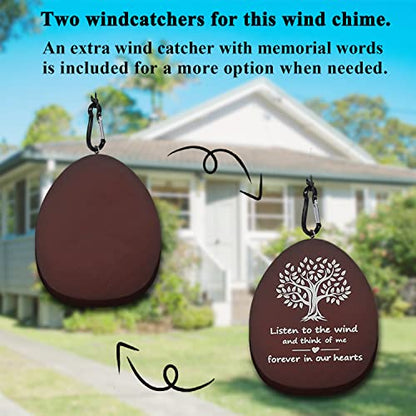 Suntimber Large Wind Chimes Outside Deep Tone,Memorial Sympathy Gifts | 42" Memorial wind Chimes for Loss of Loved one,Bereavement Condolence Funeral Gifts,Hanging Decor for Garden,Yard and Patio