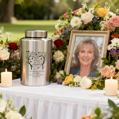 Large Cremation Urns for Human Ashes, for Adult Female & Male - size: 220 lbs