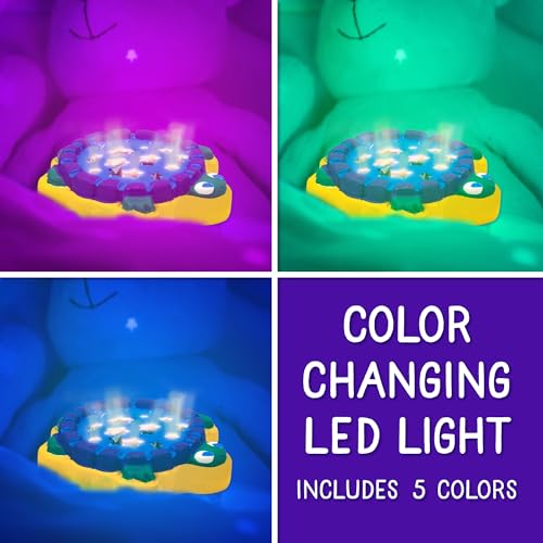 Creative Roots Paint Your Own Stepping Stone Kit, Mini Light Up Turtle | DIY Garden Stepping Stone Activity, Arts and Crafts Project for Kids, Includes Pre-Cast Ceramic and Paints - style: Light Up Turtle