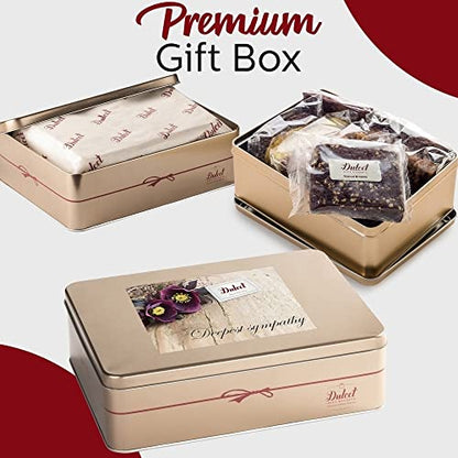 Dulcet Gift Baskets Sympathy Gift Basket - Get Well Soon Gift Baskets for Women - Get Well Gift of Gourmet Baked Goods for Friends and Family Who Need Cheering Up - Muffins, Cookies, Blondies, and More - style: Sympathy