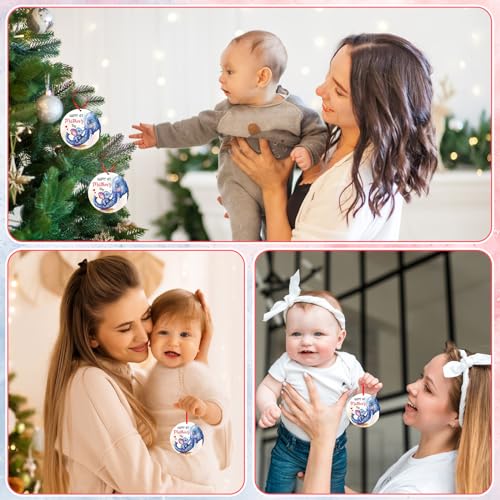 D4DREAM Happy First Mothers Day Elephant Ornament Gifts for New Mom Cute Elephant 1st Mother to Be Gifts for First Time New Mother to Be Expecting Mom from Baby - color: 2-4 Mothers Day