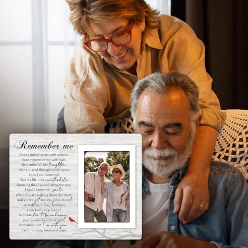Sympathy Gift for Loss of Loved One, Memorial Picture Frame 4"x6" | Condolences Sympathy Bereavement Gift Ideas, in Memory of Loved One, Loss of Mom, Dad, Husband, Wife