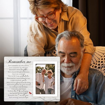 Sympathy Gift for Loss of Loved One, Memorial Picture Frame 4"x6" | Condolences Sympathy Bereavement Gift Ideas, in Memory of Loved One, Loss of Mom, Dad, Husband, Wife