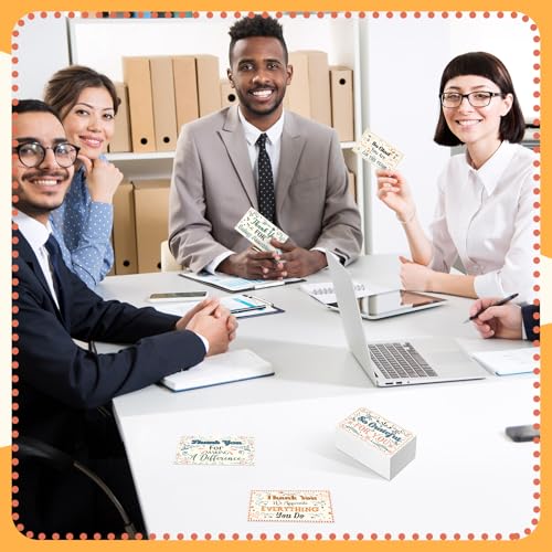 Yeaqee Employee Appreciation Cards Kudos Notes Motivational Blank,Drawing - style: Drawing