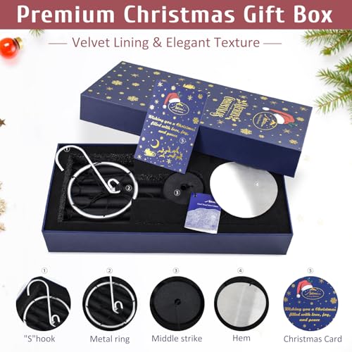 ASTARIN 36in Memorial Wind Chimes, Christmas Wind Chimes for Outdoors - size: 36”-Black-Christmas Gift Box