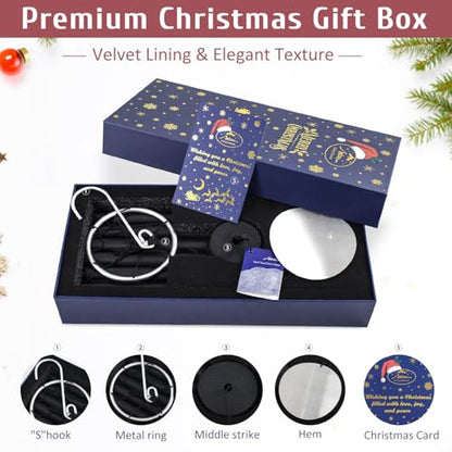 ASTARIN 36in Memorial Wind Chimes, Christmas Wind Chimes for Outdoors - size: 36”-Black-Christmas Gift Box