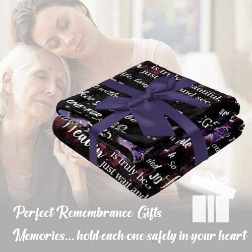 Vsmoedb Custom Memorial Blanket with Pictures for Loss of Loved One - color: Select13